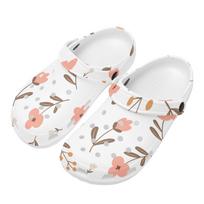 Cartoon Printed EVA Clogs Slippers Men Women Flexible Lightweight Slip On Casual Sandals Soft Sole Summer Shoes Daily Walking 36