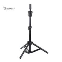 Hairdressing Training Wig Stand 0.5/1.6M Mannequin Head Stand, Height Adjustable Display Tripod for Cosmetology, Training, Styling Hair Perming A black