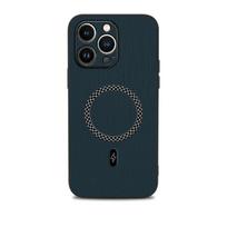 For Oppo Reno 13 Heavy Duty Shockproof Magnetic Phone Case For OPPO Reno 13 Pro Rugged Leather Texture Cover For OPPO Reno 13F OPPO Reno13 F mėlyna