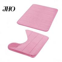 Absorbent Bath Rug 2Pcs/Set Bathroom Floor Mat Non-Slip Bottom 40x60cm Set 40x50cm Coral Velvet U-Shaped Square Pad Easy To Clean 1 Set juoda