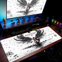 40x90cm Large Gamer Mouse Pad A-Assassin S -Creed Laptop Non-slip Deskmat XXL Durable Keyboard Cabinet Gaming Office Accessories 40cmx90cm(15.7x35.4inch) gray