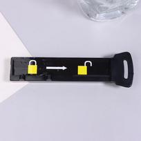 Magnetinis nuėmiklis Saugumo kabliukas Magnetas Raktas S3 Rankinis raktų nuėmiklis Magnetinis raktų rinkinys Atlaisdintuvas S3 Raktų laikiklis Stabdymo spynos nuėmiklis juoda