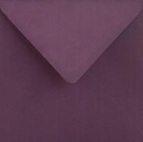 Kvadratiniai dekoratyviniai vokai Sirio Color, K4, 15,3x15,3 violetinės spalvos, 115 g, 25 vnt.
