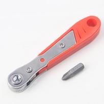 Ratchet Screwdriver Handles Narrow Spaces  Front And Rear  Elbow Wrench  Right Angle Bending  Cross Screwdriver  Steel Material 1pcs gray