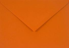 Dekoratyviniai vokai Sirio Color, C6, 11,4x16,2 oranžiniai, 115 g, 25 vnt.