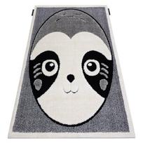 Vaikų kilimas JOY Panda lokys, vaikams - Struktūrinis, dviejų sluoksnių vilna, pilka / kremastaas