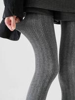 Korėjietiški Harajuku dryžuoti pėdkelnės moterims vertikalios šildančios lengvos liekninančios paprastos universali apatiniai drabužiai Leggings One Size gray