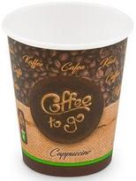 Vienkartiniai popieriniai puodeliai Coffee to go, 280 ml, 50 vnt