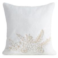 Eurofirany dekoratyvinės pagalvėlės užvalkalas CHP 450, 45x45 cm, baltas/smėlio spalvos