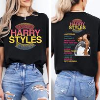 Harry Styles Together Tour Concert Graphic T-Shirt S-5XL XXXXL white