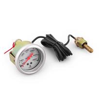 52MM 2 colių mechaninis vandens temperatūros matuoklis 12V 38-121℃/100-250℉ Vandens temperatūros automobilio matuoklis su NPT 1/2-14 jutikliu kaip parodyta spalva