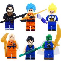 Dragon Ball statybinių kaladėlių figūrėlių rinkinys KF6142 6158 6165 6193 6195 Anime mini veiksmo figūrėlės žaislai vaikams dovana 14pcs
