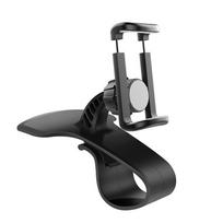 Universal Dashboard Car Phone Holder 360° Rotation Mobile Phone Stands Mount Rearview Mirror Sun Visor Clip In Car GPS Fourth Generation gray