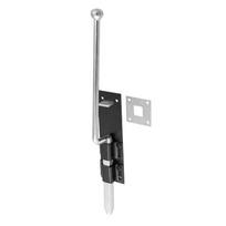Vartų fiksatorius WRZ410 410x55x3,0 mm, juodas