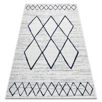 Kilimas sizalio virvelės COLOR 47272/396 Rombai Kvadratai Balta