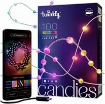 „Twinkly Candies“ LED Kalėdų eglutės žibintai TWKP100RGB-T 6 m