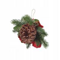Kalėdinė dekoracija kūgio formos ornamentas 25 cm