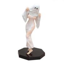 Yousheng Lady Ghost Figūrėlė PVC Apsirengęs Vaiduoklis Anime Mergaitė Figūrėlė Statulėlė Helovinas Siaubingas Cosplay Vaiduoklis Mergaitė Namų Biuro Darbalaukio Dekoracija Ornamentas balta