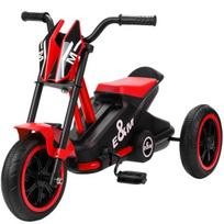 Vaikiškas elektrinis motociklas E&M chopper, 6 V, su garso efektais ir kojų atrama, 79x44x50 cm, juodas
