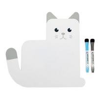 Balvi Magnetinė šaldytuvo lenta "Meow!", su 2 rašikliais