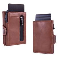Large Capacity RFID-Blocking Aluminum Card Holder Wallet for Men