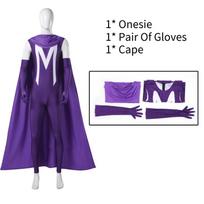 Universalus ir stilingas Magneto Cosplay kostiumas Bodysuit žaidimų ir Comic Con renginiams XXXL blue