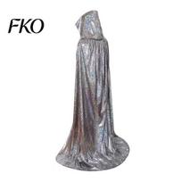 Cosplay Cloak Shiny Hooded Cape, Iridescent Full Length Cloak, Sparkly Unisex Glossy Reflective Fabric for Halloween Masquerade Party Mardi 110cm auksinė