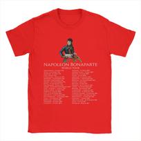Unisex Napoleon Bonaparte World Tour History T Shirts 100 Cotton Tops Fashion Short Sleeve Round Neck Tees Summer Tshirt S gray