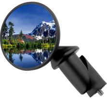 CatEye Bar End Mirror with Drop and Flat Black BM-45 (Compatible Handlebars) - juoda