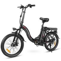 Samebike CY20 - 20  Folding Electric Bike E-bike - 350W Motor Removable Battery 36V 12Ah - Range 90km - Shimano 7-speed, Black