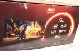 SALE OUT. AOC CU34G4 Curved 34" 3440x1440/21:9/1ms HDMI, DisplayPort, USB, Audio out | SALE OUT. AOC | CU34G4 | 34 " | Fast VA | UWQHD | 21:9 | 180 Hz | 1 ms | 3440 x 1440 pixels | 300 cd/m² | HDMI ports quantity 2 | Black | Warranty 28 month(s) | DAMAGED PACKAGING, CRACKED STAND (LEG)