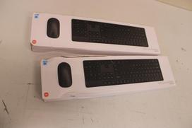 SALE OUT. Xiaomi Keyboard and Mouse Keyboard and Mouse Set Wireless EN DAMAGED PACKAGING Wireless connection Black