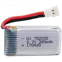 3.7V 380mAh Įkraunama LiPo Baterija | Suderinama su Hubsan X4, Syma X11, HS170 | Ideali RC Kvadkopteriams | 38x20x7.5mm – 10g | Sidabrinė sidabras