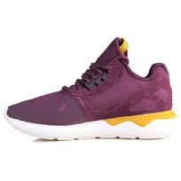 Adidas Tubular Runner Merlot Unisex Sneakers Purple Yellow S81679 42⅔ blue
