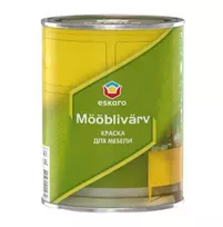 Medinių paviršių dažai ESKARO Mööblivärv, TR bazė, pusiau matiniai, vandens pagr., 900 ml