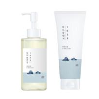 ROUND LAB 1025 Dokdo valomasis aliejus ir prausiklis Cleansing Oil 200ml & Cleanser 200ml white