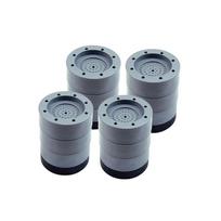 4Pcs Washing Machine Height Increase Pads Anti Pads Silent Skid Raiser Mat Washing Machine Dryer Support Stand 8.5CM CHINA gray