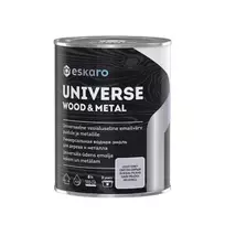 Medienos ir metalo dažai ESKARO UNIVERSE WOOD & METAL, šviesiai pilkos sp., 900 ml