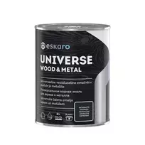 Medienos ir metalo dažai ESKARO UNIVERSE WOOD & METAL, antracito sp., 900 ml