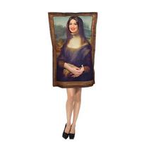 Mona Lisa Cosplay Attire With Polyester Fabric For Halloween Cosplay And Themed Dressup King black