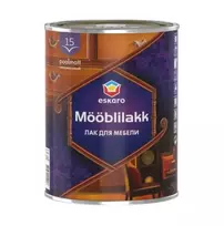 Medienos lakas ESKARO Mööblilakk 15, bespalvis, pusiau matiniai, vandens pagr., 900 ml