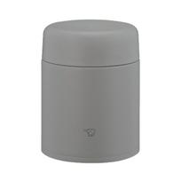 Zojirushi Sriubos indelis 400ml Dubenėlis Maistui Karštas arba Indaplovė Lengvai Besiūlis Platus Debesėlio Pilka (Didelis dydis) [Laiko šaltį] Saugus, Švarus, Dangtelis, Anga, SW-LA40-HM gray