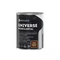 Medienos ir metalo dažai ESKARO UNIVERSE WOOD & METAL, tamsiai rudos sp., 900 ml
