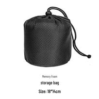 Magnetic Therapy U-Shaped Memory Foam Neck Support Pillow – Ideal for Travel and Gifting black