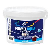 Emaliniai dažai RILAK ENAMEL AQUA UNIVERSAL, matiniai, juodos sp., 2,7 l
