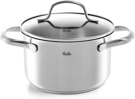 Fissler Stainless Steel Stew San Francisco Heat Waterless Oven Dishwasher Pot, 16cm, Series, Resistant, Gas/IH Compatible, Cooking, 3-Layer Base, gray