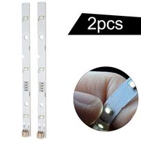 2 vnt. LED juostelių pakeitimas, tinkamas Rongsheng/Hisense šaldytuvui, atsarginės dalys MDDZ-162A 1629348 1529227 2PCS black