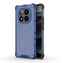 For Xiaomi Redmi Note 14 Pro Plus Case Redmi Note 14 Pro Plus Cover Honeycomb Bumper Protective Phone Cases Redmi Note 14 Funda Note 14 Pro Plus raudona