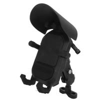 Motociklo telefono laikiklis 15W belaidis greitas įkrovimas Smūgių absorbcija Reguliuojamas tinka NINJA 250 300 400 650 black
