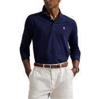 Polo Ralph Lauren Long Sleeve Small Pony Logo Polo Shirt Men tops 710P00072-001 S black